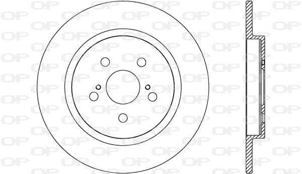 OPEN PARTS Тормозной диск BDR2641.10